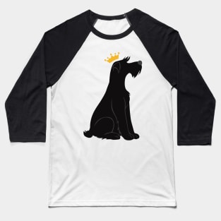 Schnauzer Prince Baseball T-Shirt